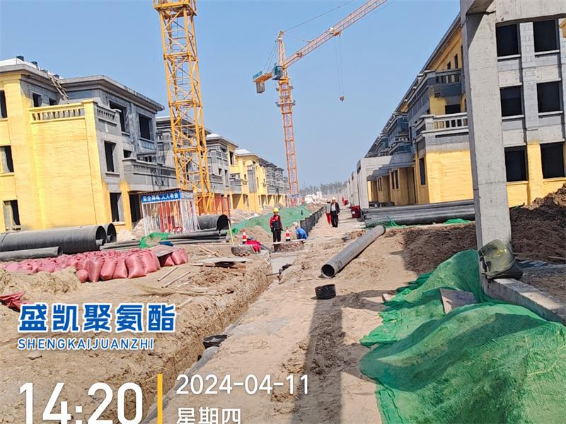 东营万通学府佳园别墅聚氨酯保温项目